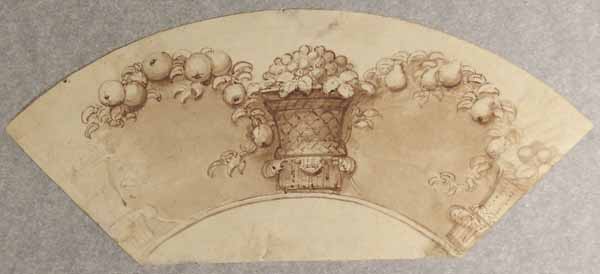 Studies of Fruit and Flowers for the Border of a Silver Plate